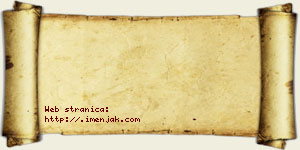 Joakim Šaranac vizit kartica